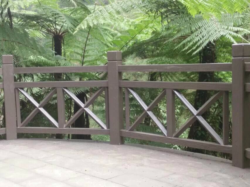 交叉型仿木護(hù)欄圖片/交叉型仿木護(hù)欄樣板圖 (3)