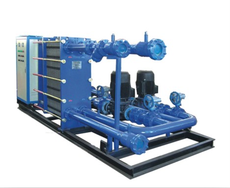 板式換熱機(jī)組圖片/板式換熱機(jī)組樣板圖 (2)