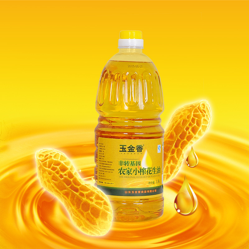 玉金香農(nóng)家小榨花生油1.8L圖片