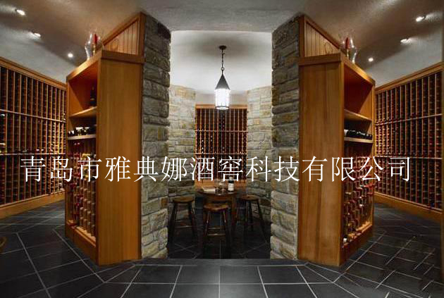 煙臺酒窖施工圖片