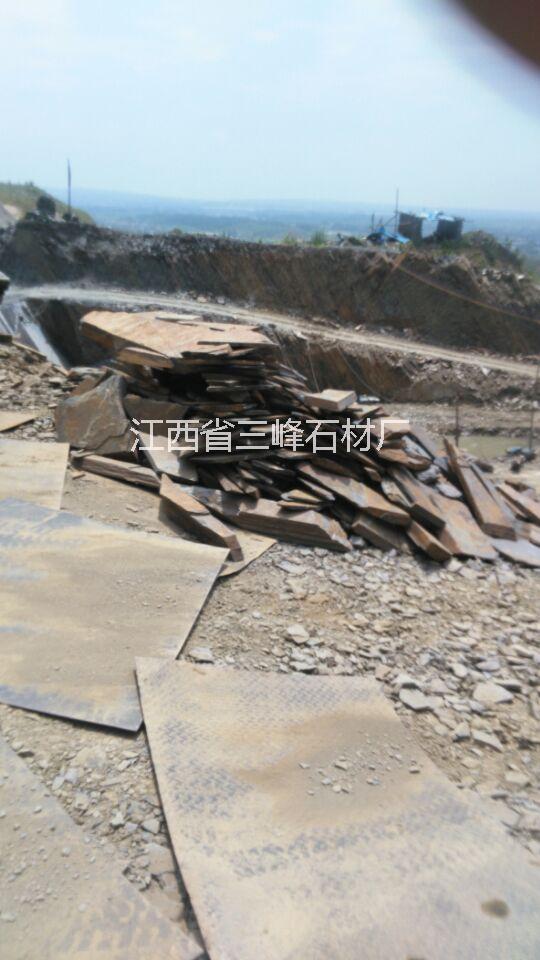 黑绣板岩乱行板岩、文化石图片