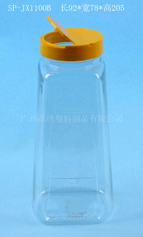 供應(yīng)廣東香精香料瓶 1000ML皮薩草葉包裝瓶 PET透明瓶配翻蓋