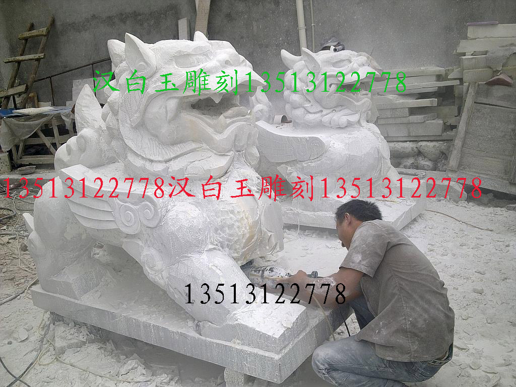 貔貅雕刻圖片/貔貅雕刻樣板圖 (2)