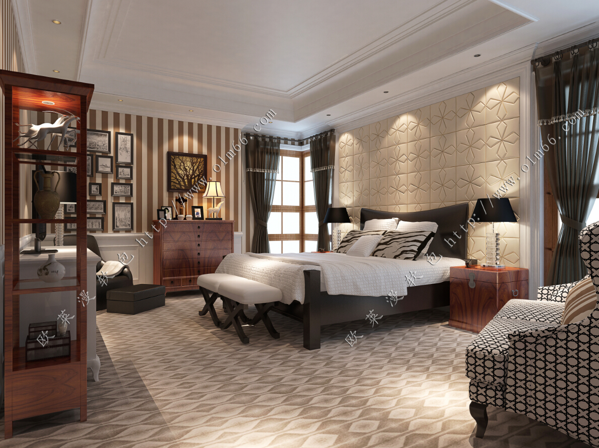 沙發(fā)軟包背景墻圖片/沙發(fā)軟包背景墻樣板圖 (2)