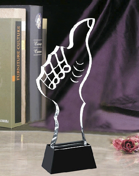 水晶獎杯獎圖片/水晶獎杯獎樣板圖 (4)