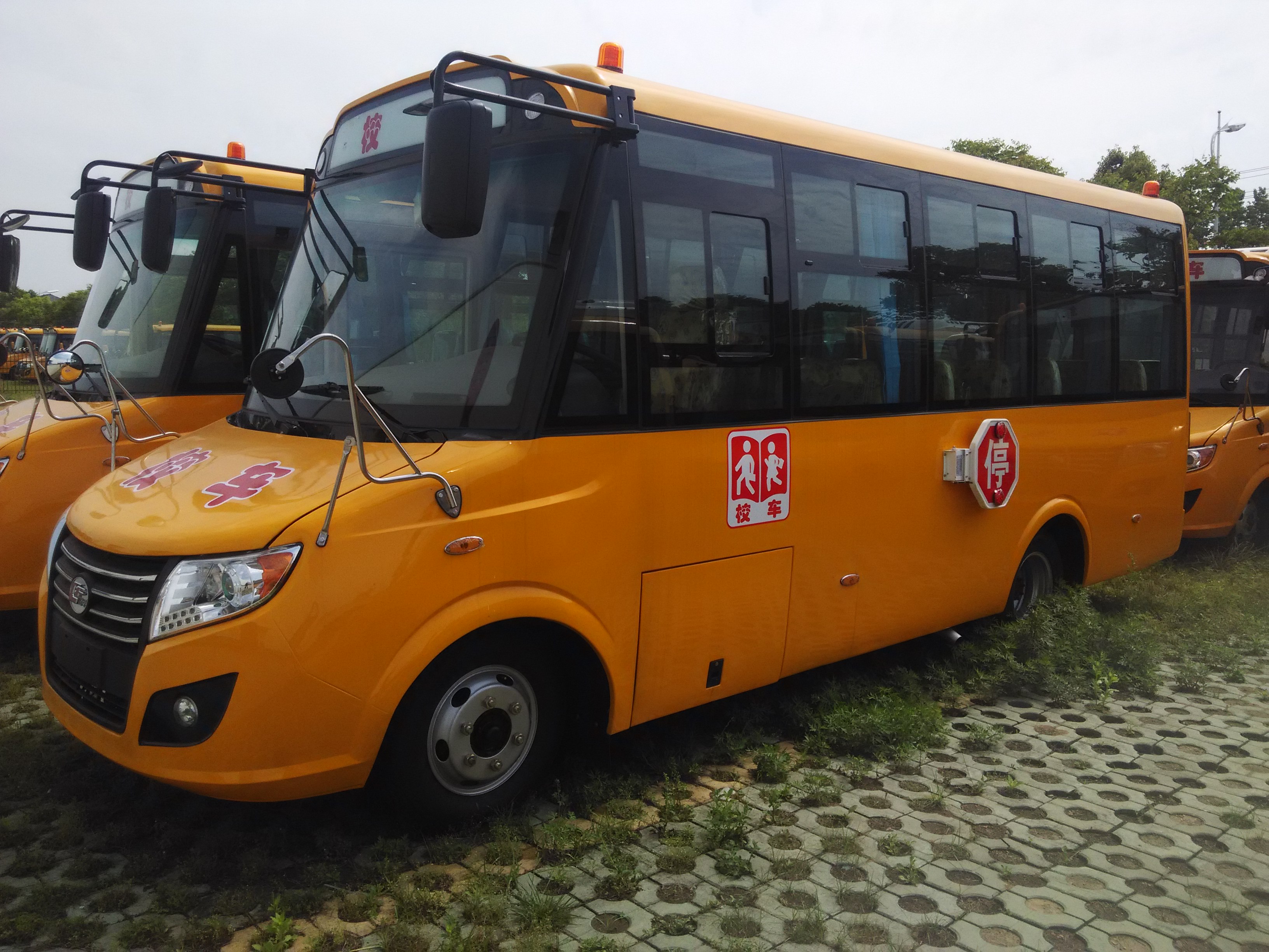 小學(xué)生校車圖片/小學(xué)生校車樣板圖 (3)