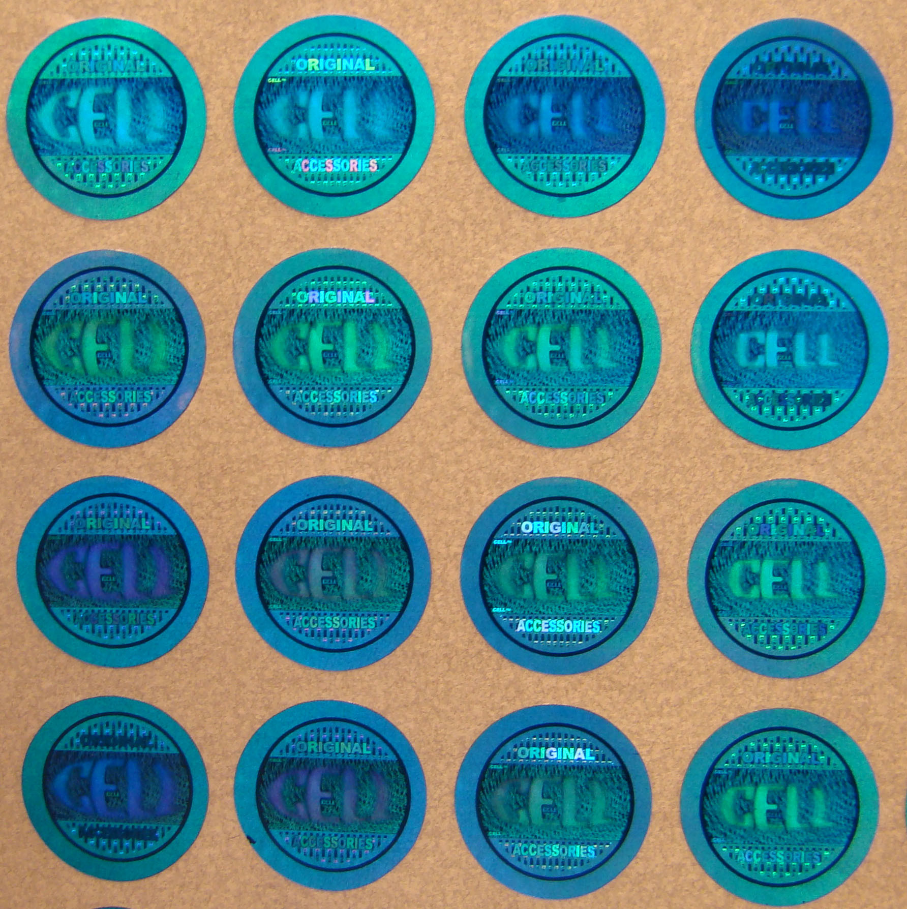 供應(yīng)激光藍(lán)色防偽標(biāo)簽