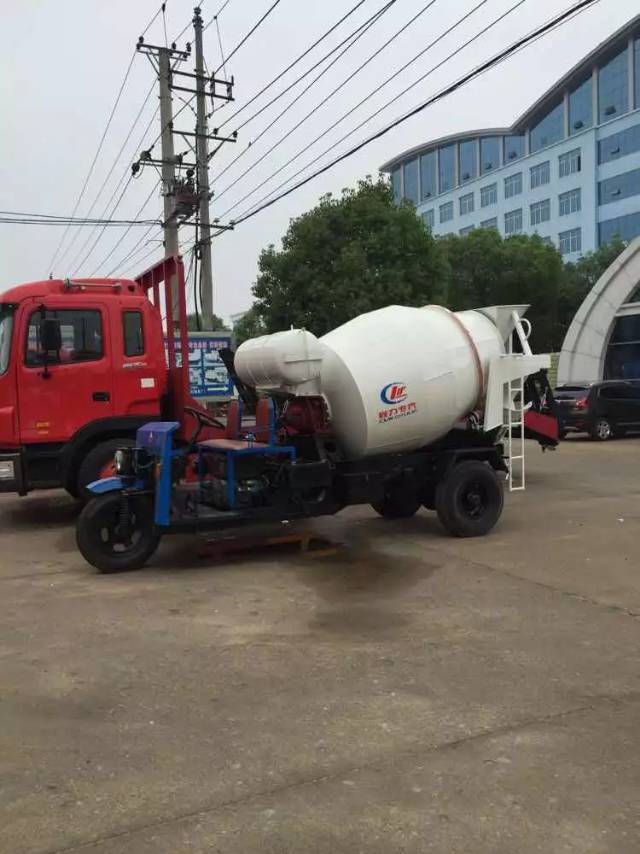 三輪攪拌車圖片/三輪攪拌車樣板圖 (2)