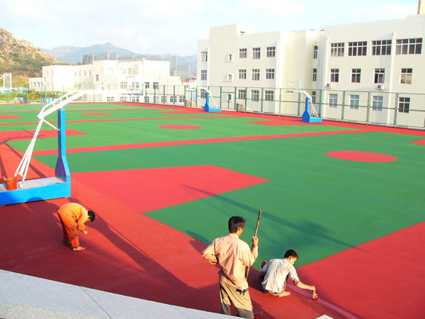 杭州籃球場地施工杭州塑膠運(yùn)動(dòng)跑道圖片/杭州籃球場地施工杭州塑膠運(yùn)動(dòng)跑道樣板圖 (3)