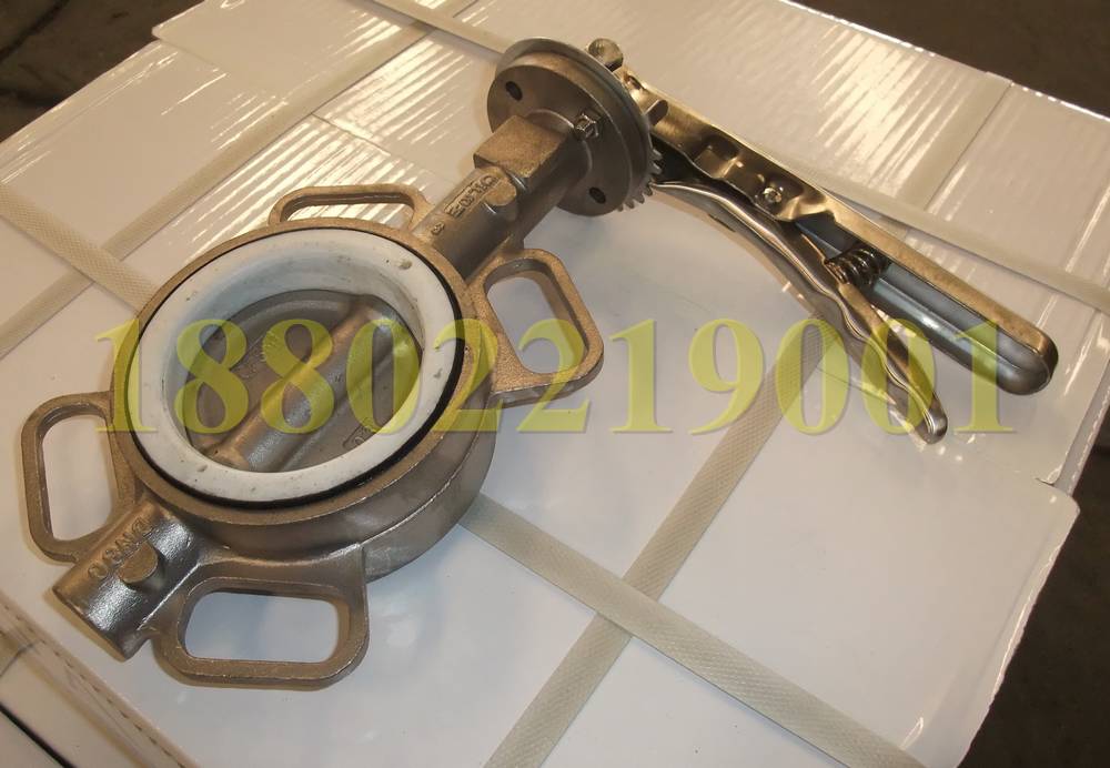 不銹鋼304軟密封對(duì)夾蝶閥圖片