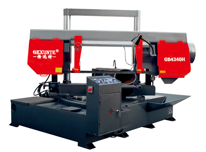 轉(zhuǎn)角臥式帶鋸床圖片