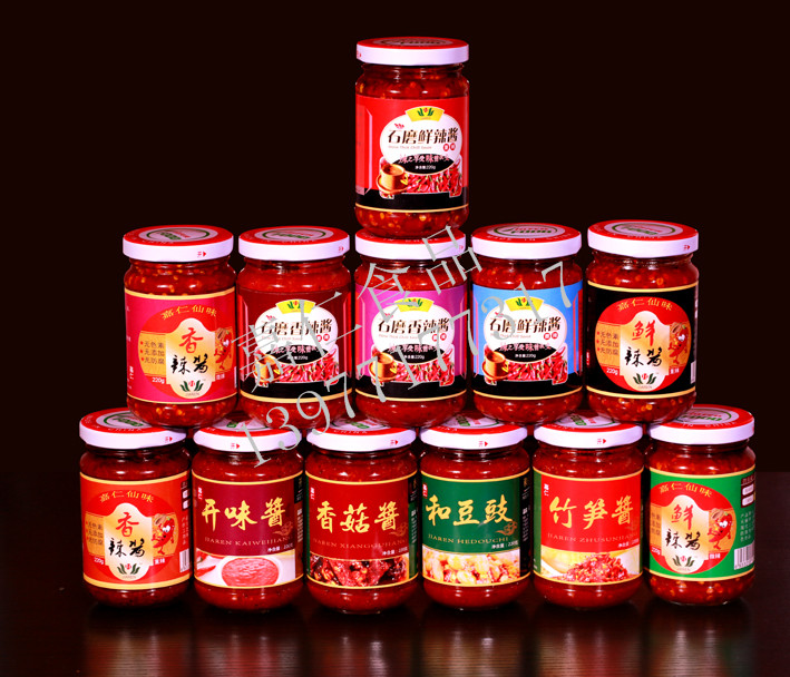 供應(yīng)嘉仁香菇辣椒醬