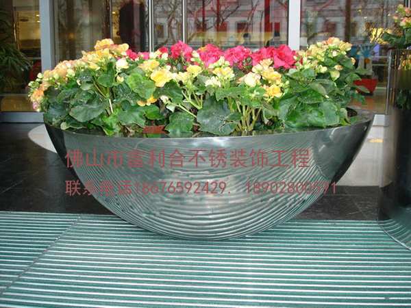不銹鋼花盆圖片/不銹鋼花盆樣板圖 (1)