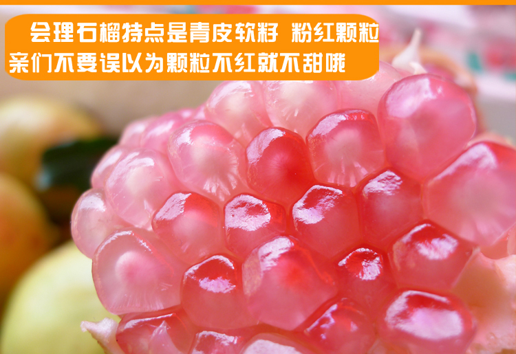 會(huì)理有機(jī)甜石榴農(nóng)場(chǎng)現(xiàn)摘批發(fā) 代辦圖片