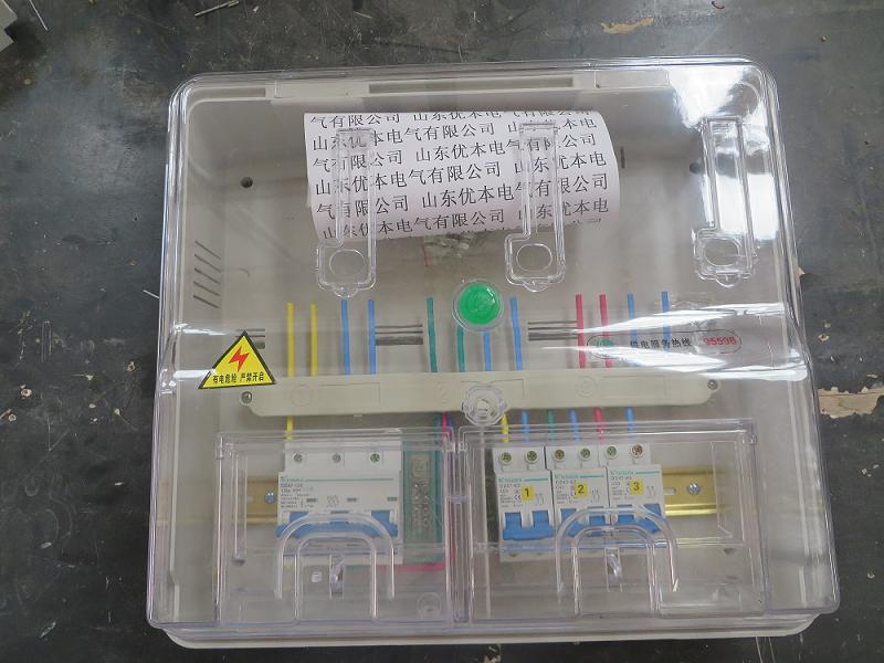 电表箱透明防窃电电表箱单相三表位厂家直供