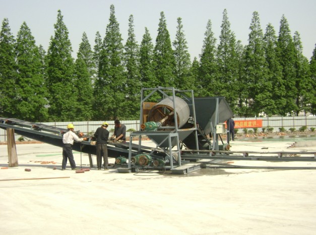 滾筒式分離篩沙機