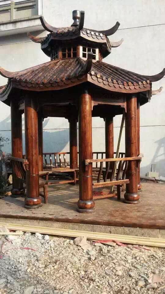 黃平防腐木涼亭圖片