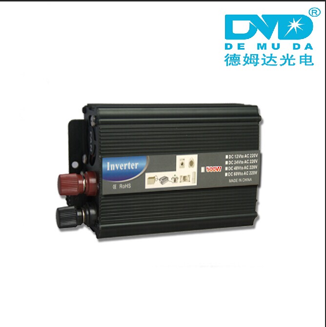 供應(yīng)德姆達(dá)逆變器500W 12V轉(zhuǎn)220V小型家用車載逆變器 廠家直銷