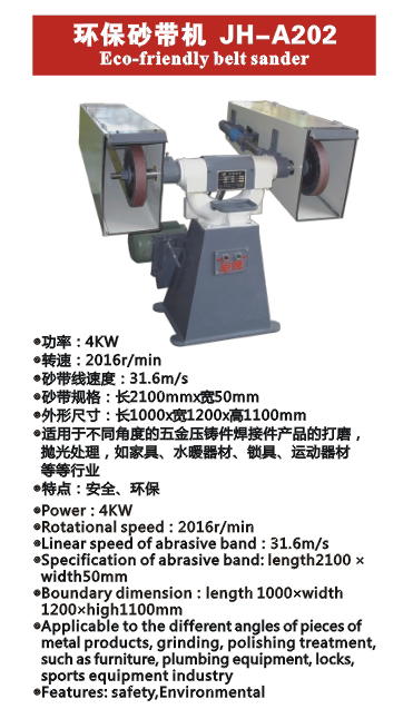 鉅鏵牌環(huán)保單頭砂帶機(jī)圖片/鉅鏵牌環(huán)保單頭砂帶機(jī)樣板圖 (2)