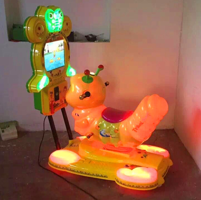 液晶屏游戲投幣搖搖機(jī)兒童游樂園電動玩具銷售