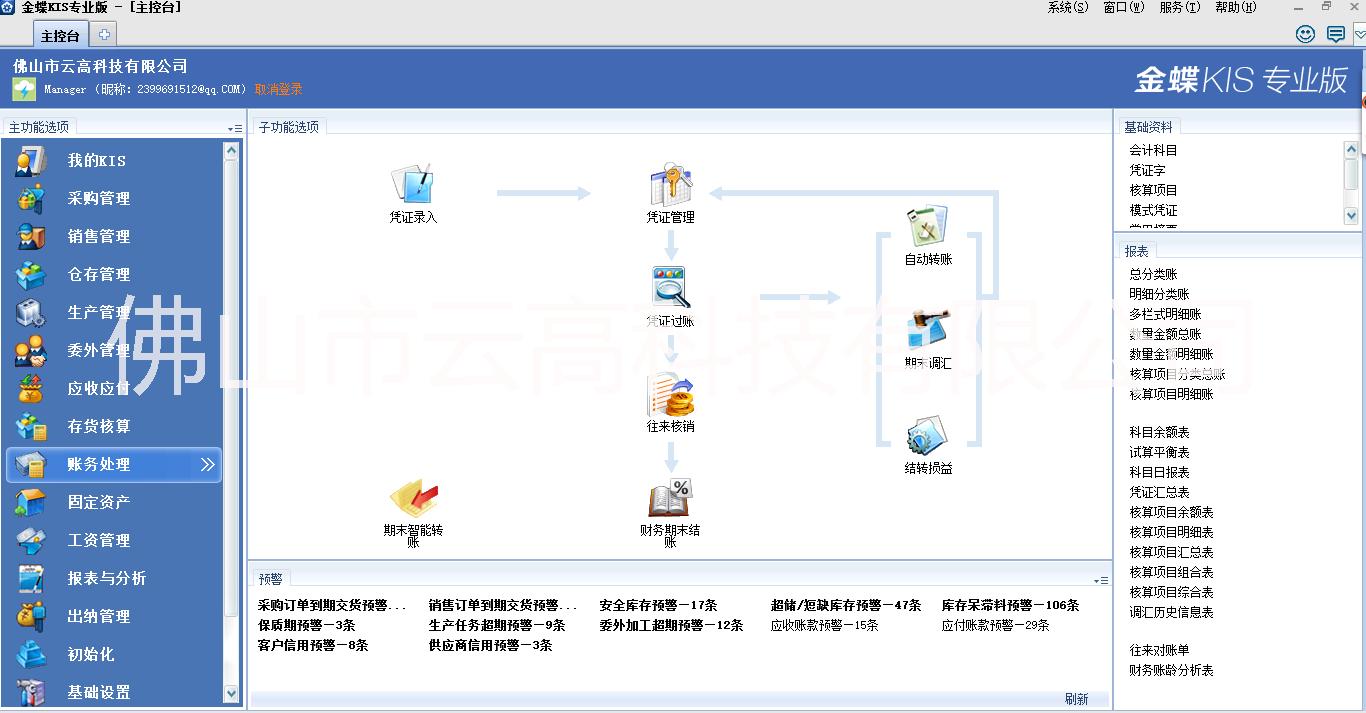 金蝶KIS专业版，管销售，管仓库供应金蝶KIS专业版，管销售，管仓库，管采购，管理应收，应付，业务一体化