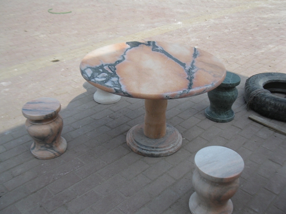 南陽大理石石桌石臺石凳價格