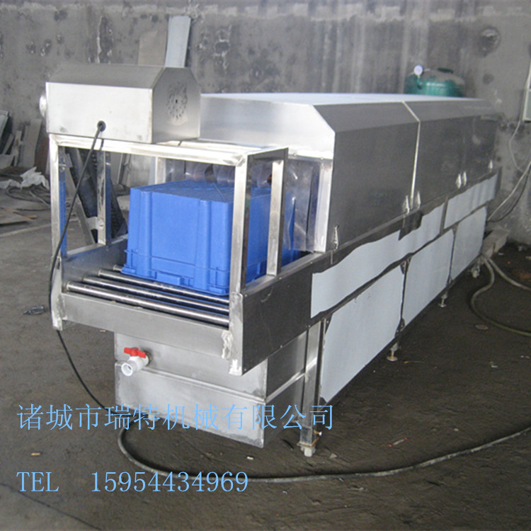 供應(yīng)隧道式去油污周轉(zhuǎn)筐清洗機(jī)  全自動(dòng)洗筐機(jī)專業(yè)制造商
