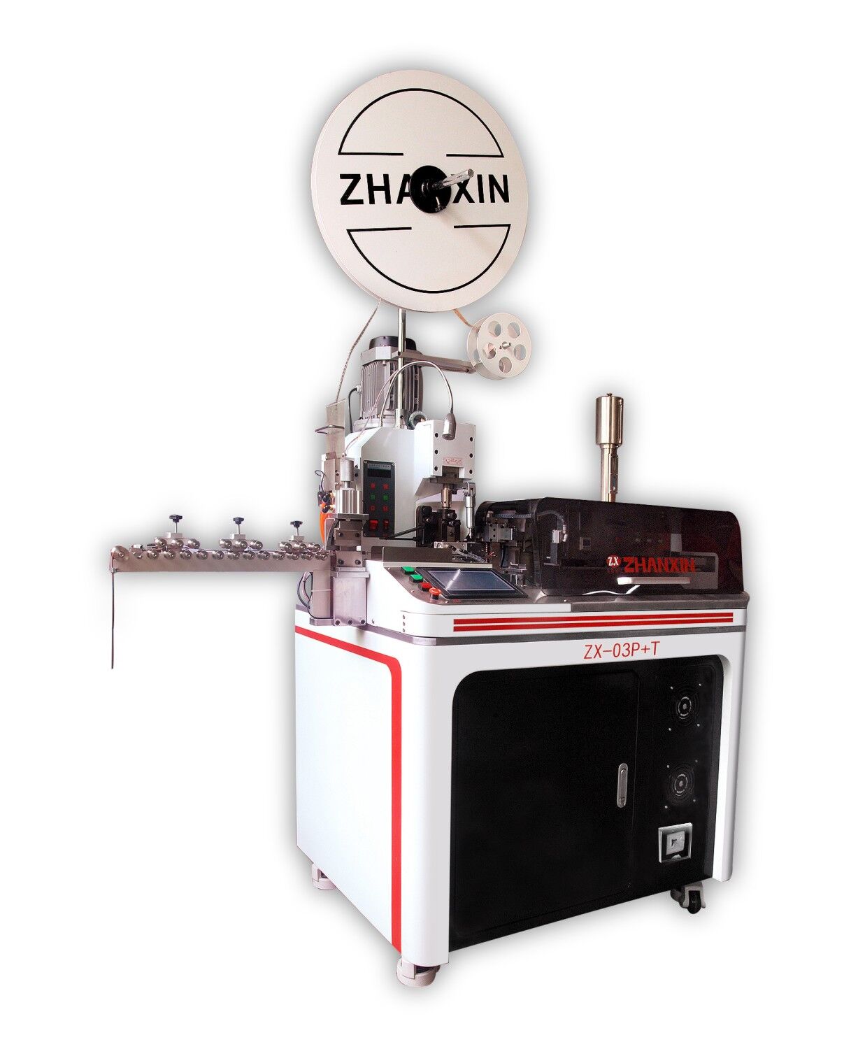 供應(yīng)全自動(dòng)伺服排線分線雙頭沾錫機(jī)