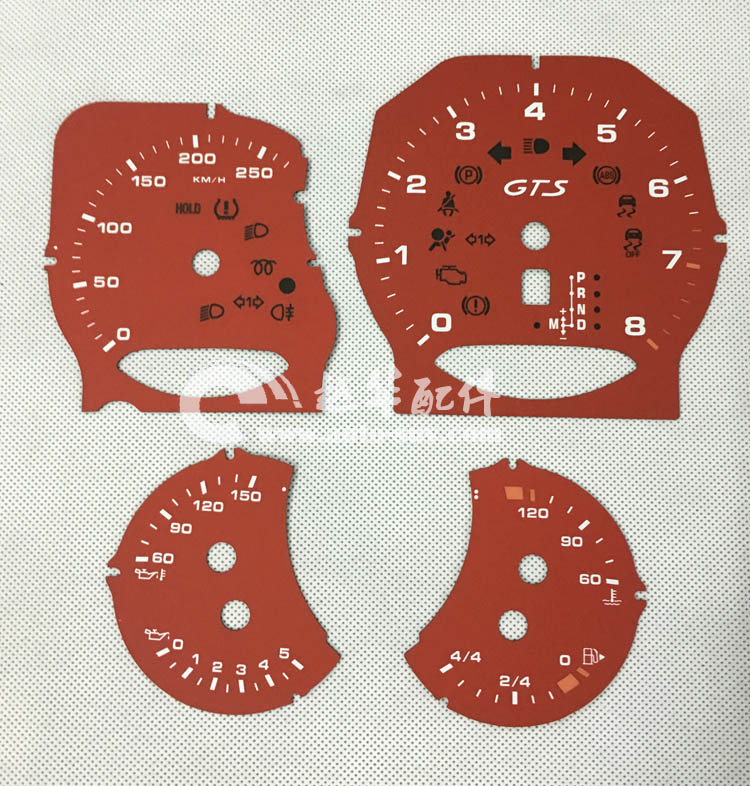 供应用于卡宴仪表改装的保时捷卡宴仪表纸图片