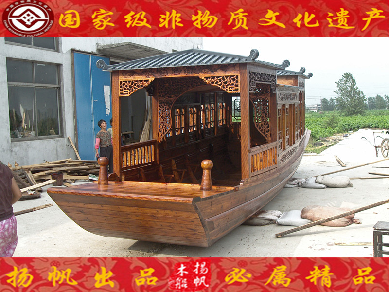 供應(yīng)畫舫木船，旅游觀光木船，景點(diǎn)木船，國(guó)家非遺傳統(tǒng)工藝制造