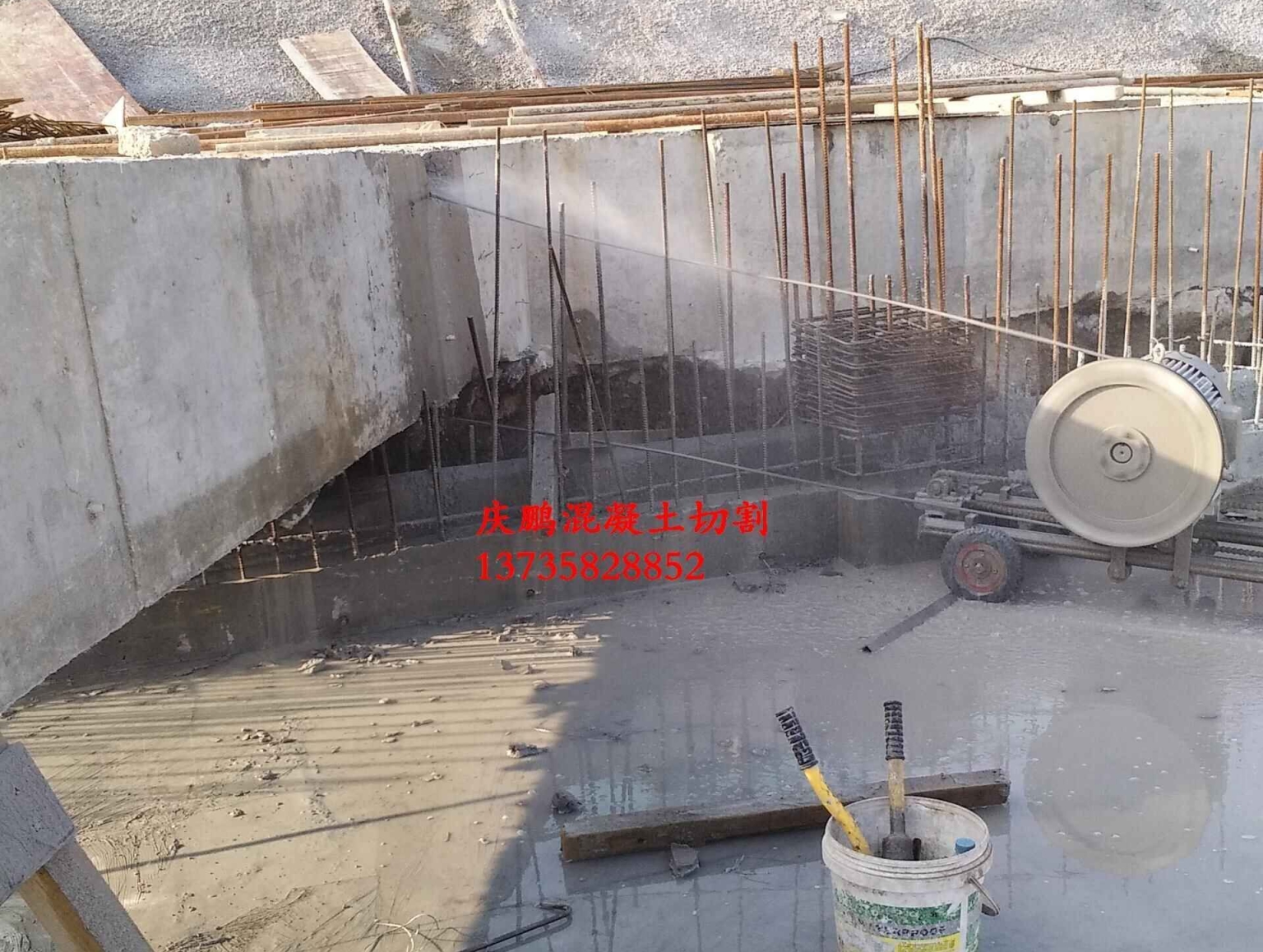 義烏混凝土切割、支撐梁切割圖片