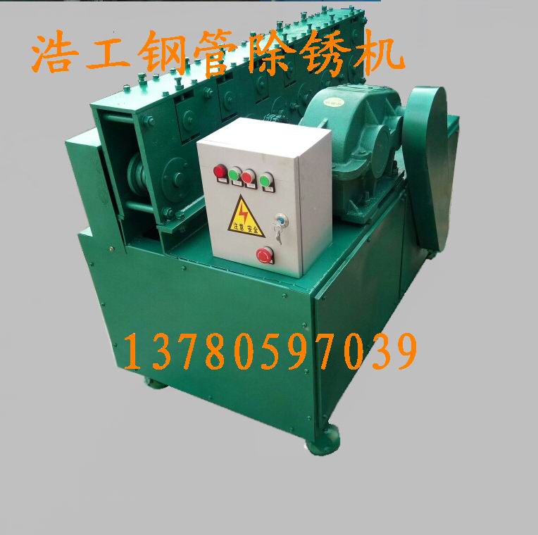 腳手架鋼管調(diào)直機(jī)鋼管調(diào)直除銹刷漆圖片