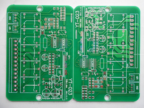 供应用于电器的双面绿油PCB电路板