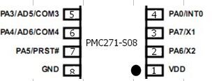 PMC271-S08臺(tái)灣應(yīng)廣單片圖片/PMC271-S08臺(tái)灣應(yīng)廣單片樣板圖 (1)