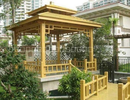 塑木欄桿圖片/塑木欄桿樣板圖 (3)