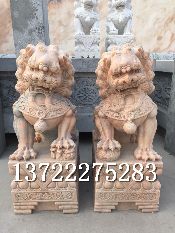青石石獅子圖片/青石石獅子樣板圖 (4)