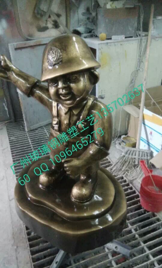 供應(yīng)玻璃鋼消防卡通雕塑 廣州藝術(shù)雕塑廠家 ＤＩＹ雕塑