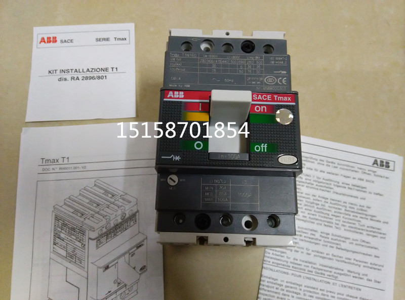 供應(yīng)ABBTmax系列交流塑殼斷路T2N 160 TMD R160 FFCL 3PT3N 250 TMD R250 FF