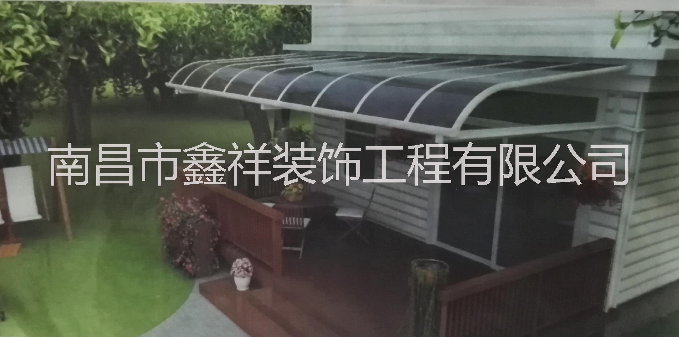 玻璃雨篷圖片/玻璃雨篷樣板圖 (3)