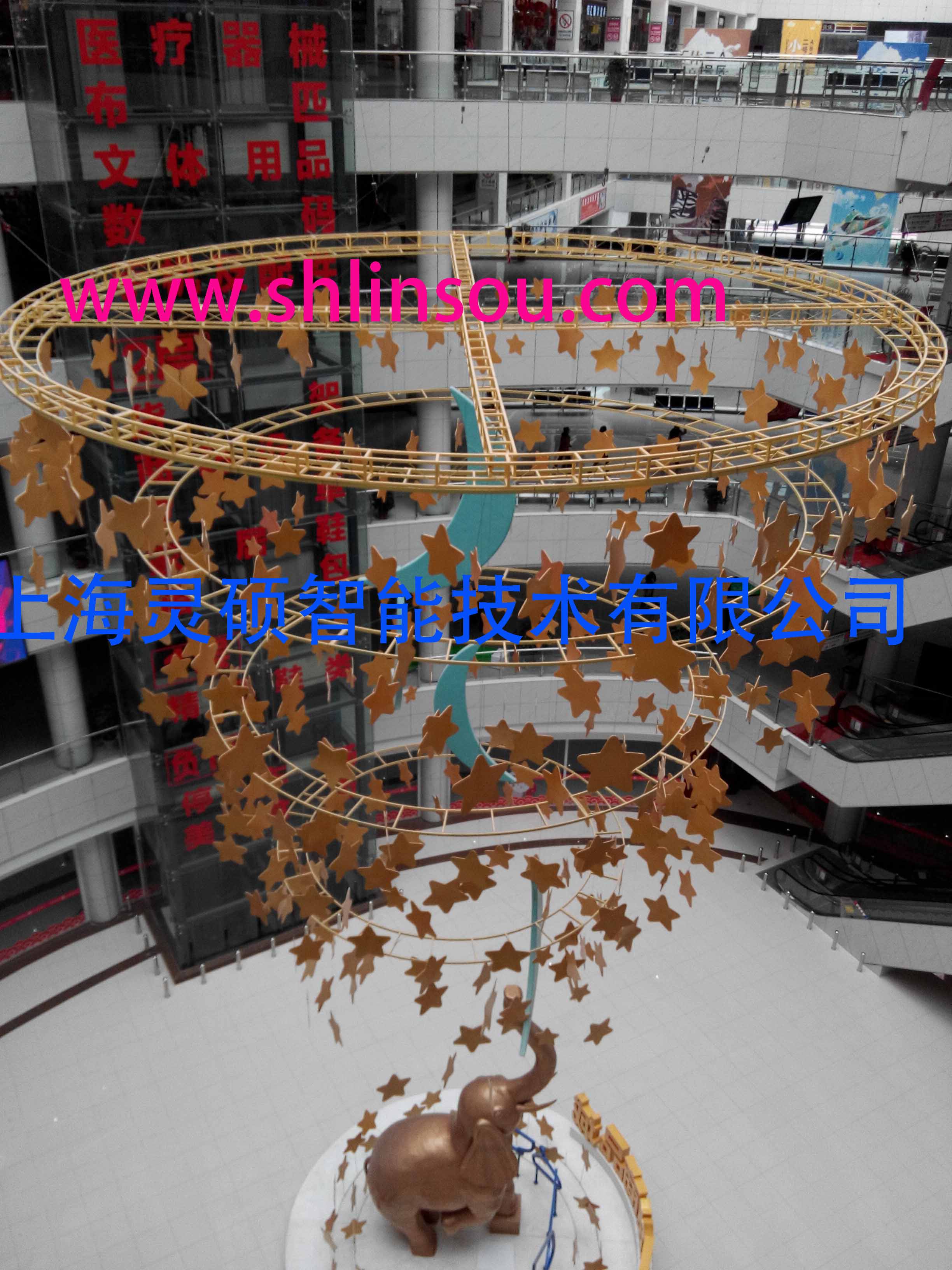 電動(dòng)廣告吊點(diǎn)，商場(chǎng)廣告吊點(diǎn)圖片