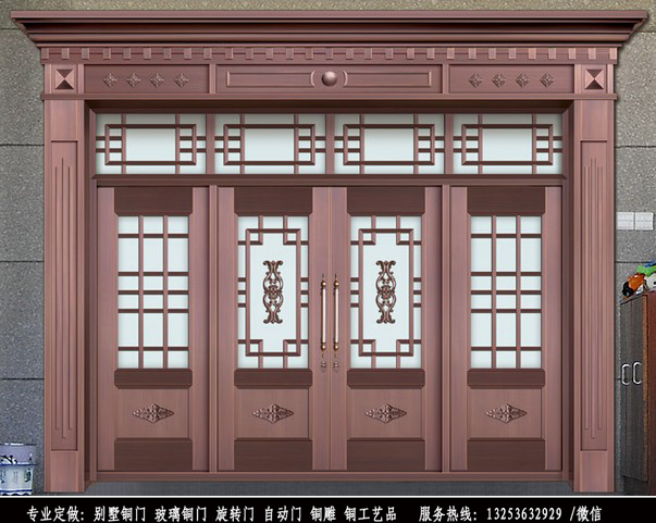 酒店銅門圖片/酒店銅門樣板圖 (2)