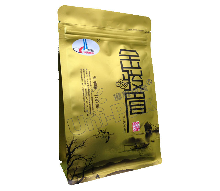 供應(yīng)八邊封茶葉包裝平底袋
