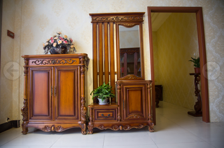 歐式穿衣鏡圖片