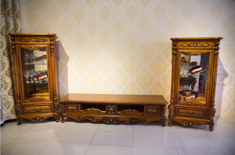 實木歐式電視柜圖片/實木歐式電視柜樣板圖 (2)