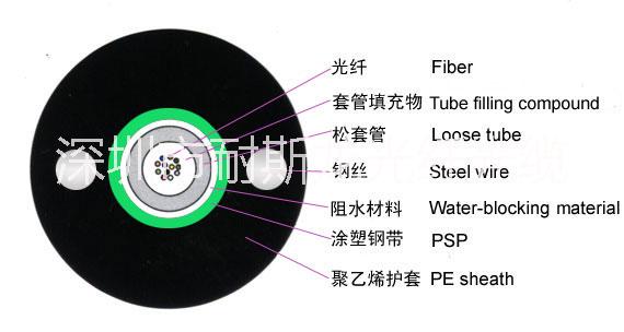 单模中心束管式GYXTW光缆图片