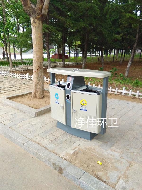 雙桶果皮箱圖片/雙桶果皮箱樣板圖 (1)