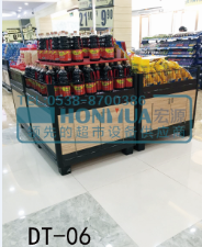 專業(yè)供應(yīng)山東鋼木結(jié)合貨架，百貨堆頭架