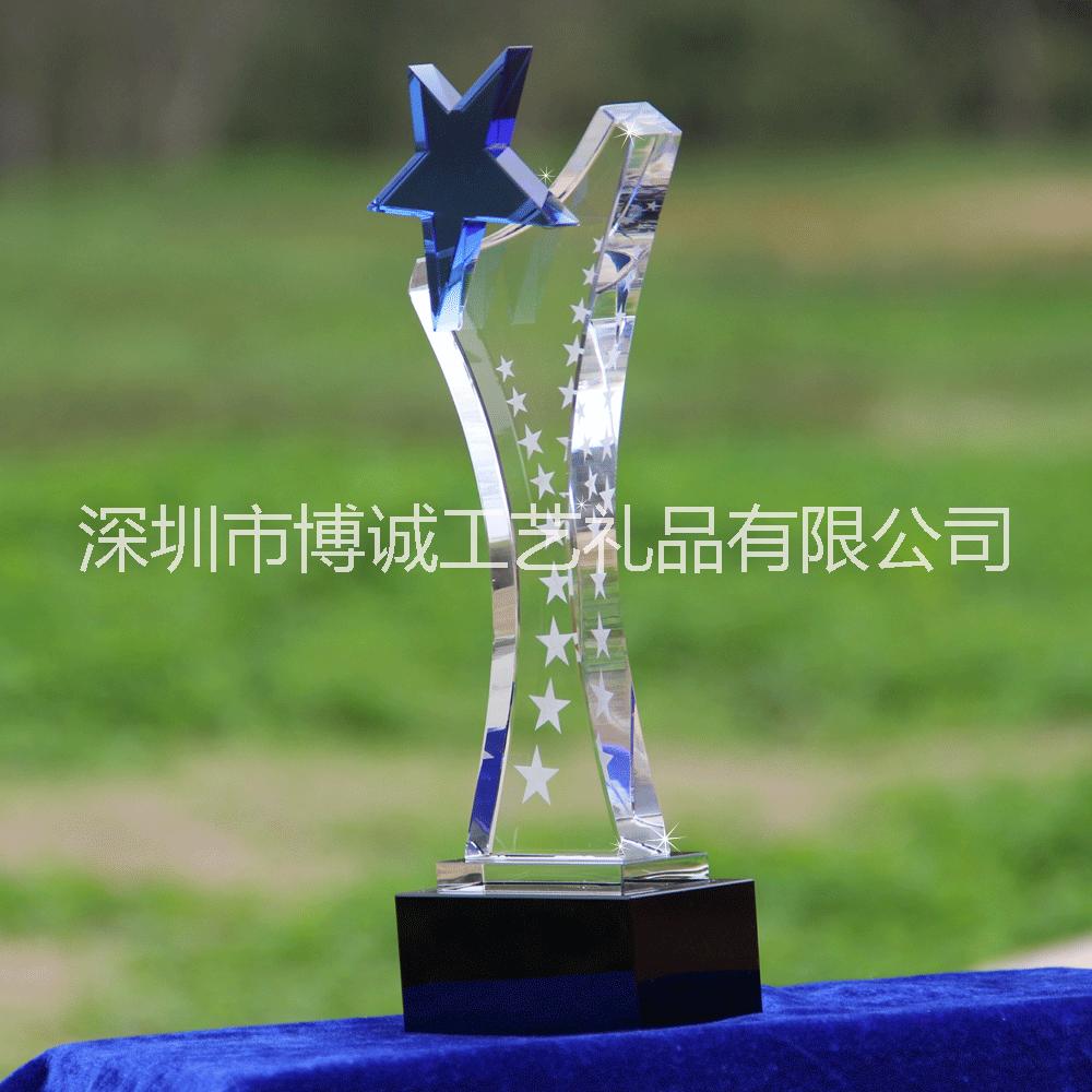 廠家供應五角星水晶獎杯/獎牌圖片/廠家供應五角星水晶獎杯/獎牌樣板圖 (4)