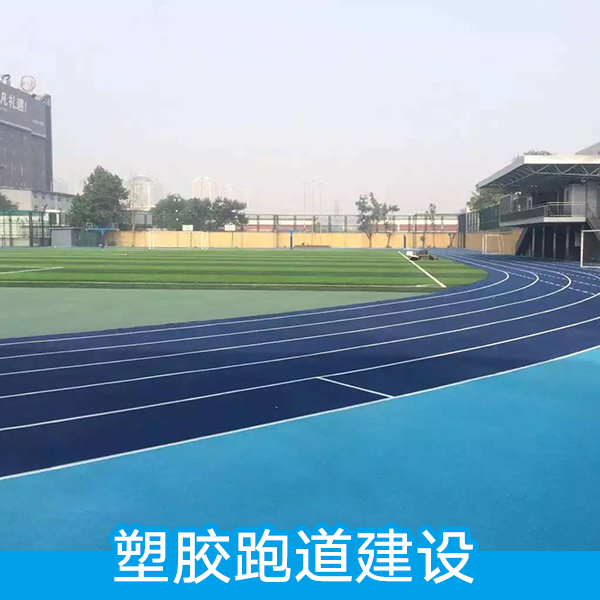 塑膠跑道建設(shè)圖片/塑膠跑道建設(shè)樣板圖 (2)