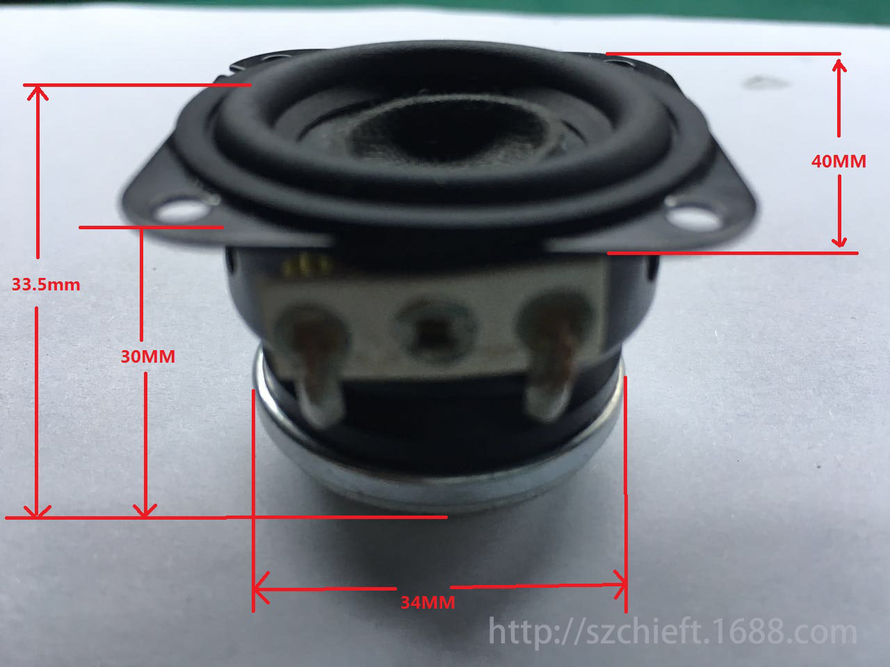 40mm内磁喇叭40mm喇叭喇叭40mm蓝牙音箱喇叭4Ω5瓦方形多媒体音箱N42磁路喇叭超低音音箱扬声器喇叭图片